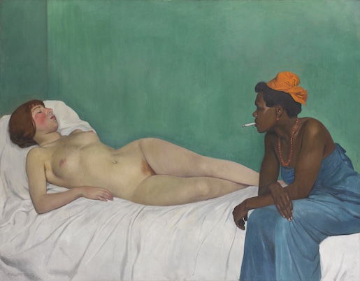 Bild: Félix Vallotton, La Blanche et la Noire, 1913. Ölfarben auf Leinwand, 114 x 147 cm. Kunst Museum Winterthur. Hahnloser/Jaeggli Stiftung